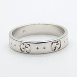 Gucci Ring K18 white gold White gold Icon ring Women