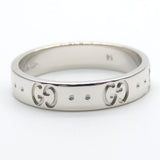 Gucci Ring K18 white gold White gold Icon ring Women