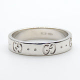 Gucci Ring K18 white gold White gold Icon ring Women