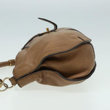 Luxury Burberry Shoulder Bag Leather 2way Brown Auth 81678