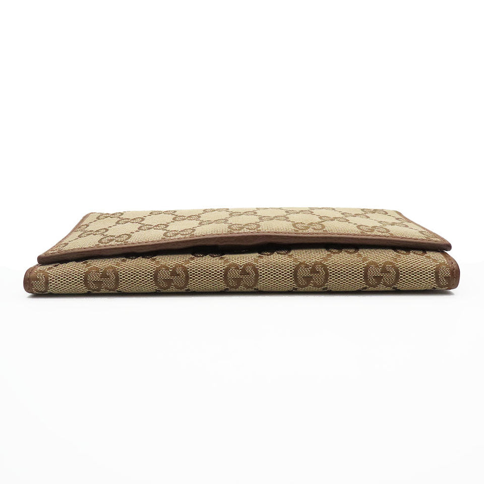 Gucci Long Wallet Purse 346058 GG canvas Brown