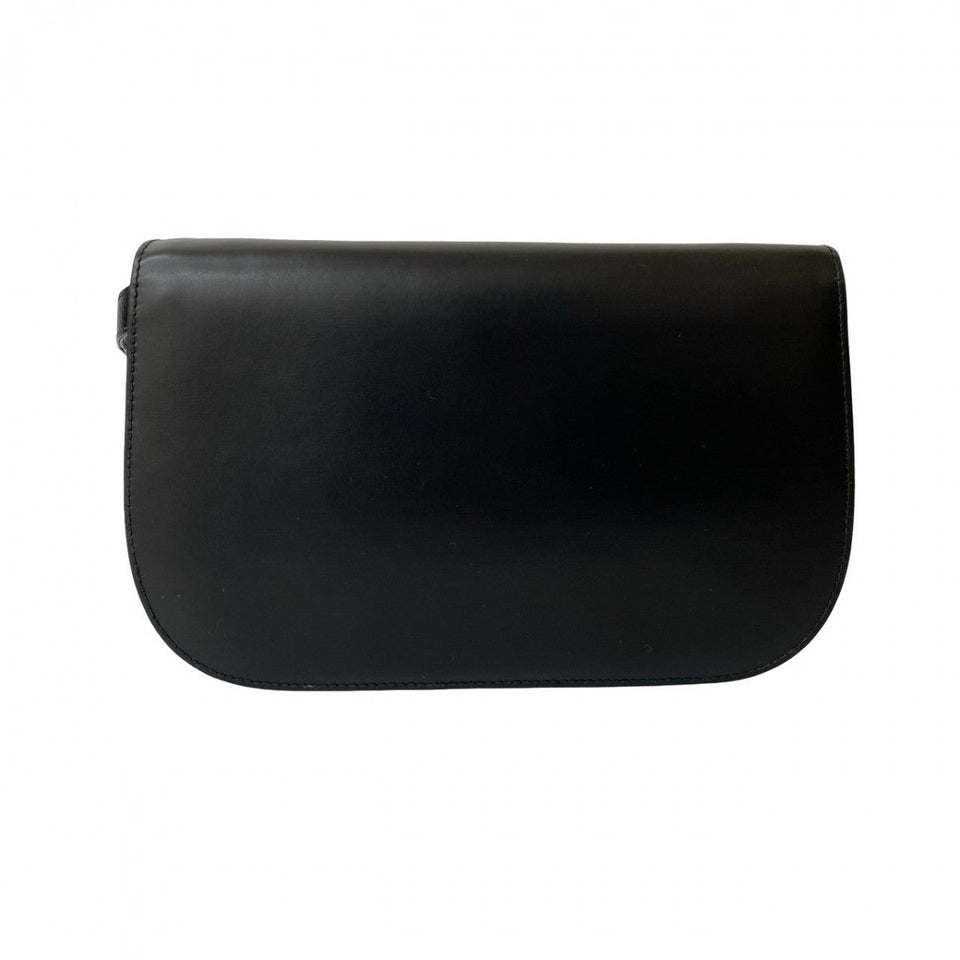 Gucci Shoulder Bag Leather, Bamboo black Turn lock Bamboo Women