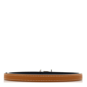 Hermes Swift Epsom 18K White Gold Diamond 13mm Ancre Belt 85 34 Black Gold