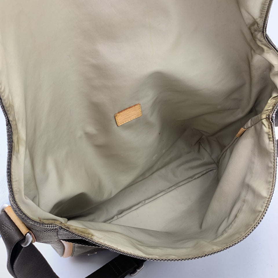 Louis Vuitton Terre Damier Geant Canvas Messenger Crossbody Bag