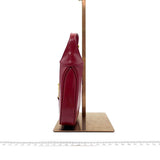 Gucci Jackie 1961 Mini Burgundy Leather Bag with Adjustable Strap