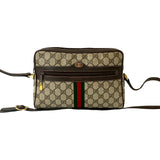 Gucci Shoulder Bag leather Brown Sherry line