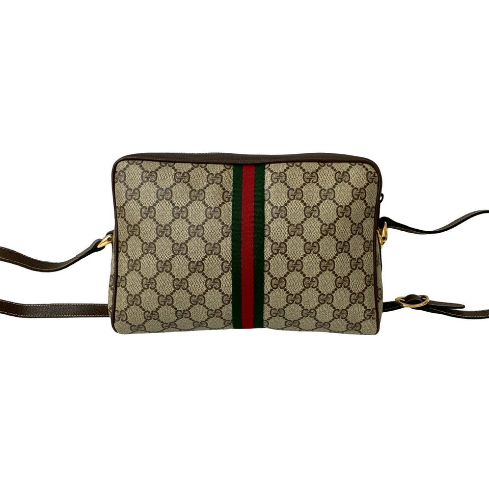 Gucci Shoulder Bag leather Brown Sherry line
