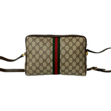 Gucci Shoulder Bag leather Brown Sherry line