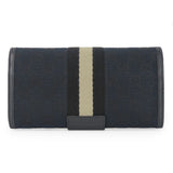 Gucci Long Wallet Purse 035.0416.2180 GG canvas black Web line