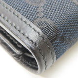 Gucci Long Wallet Purse 035.0416.2180 GG canvas black Web line