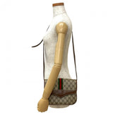 Gucci Shoulder Bag leather Brown Sherry line