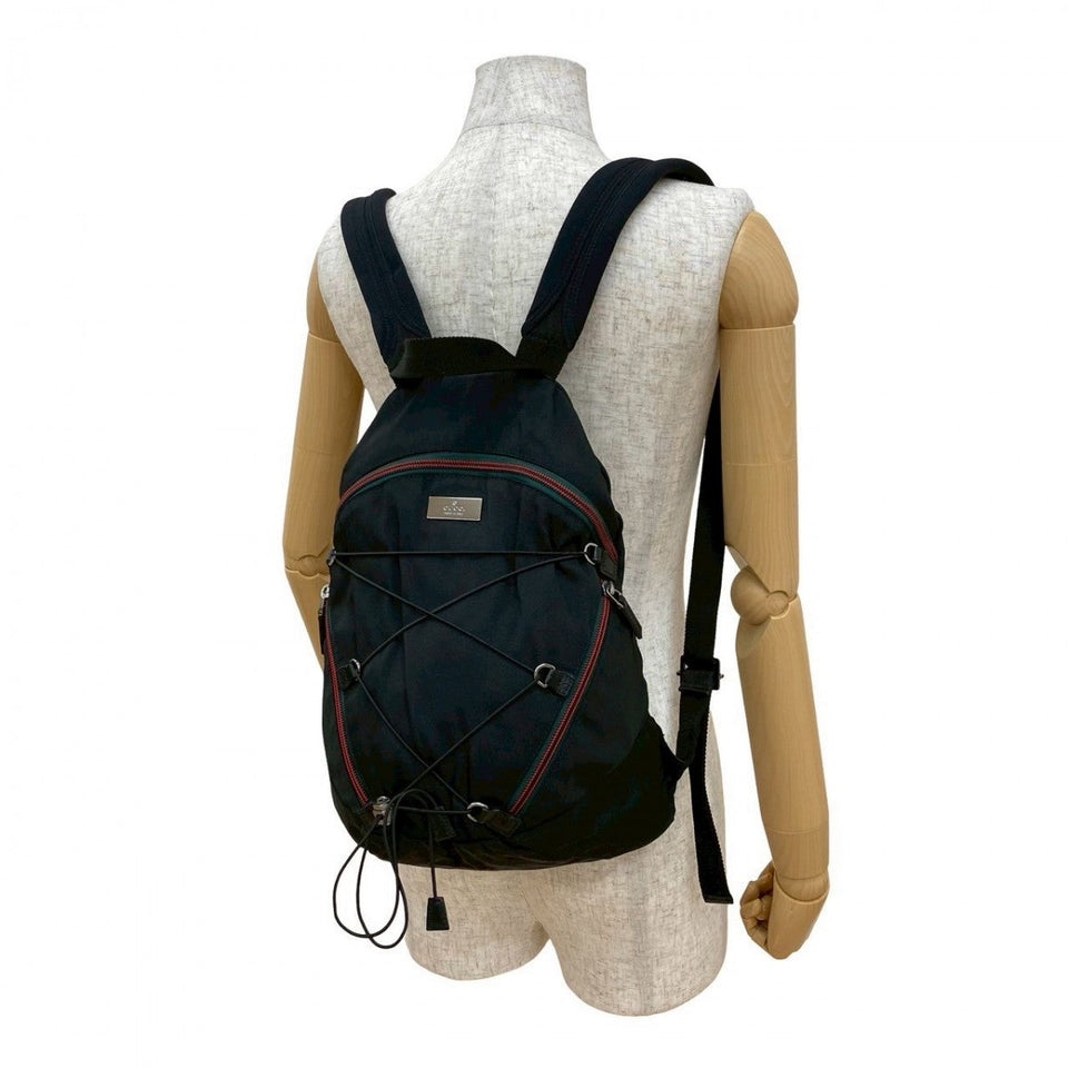 Gucci Backpack Nylon black Sherry line