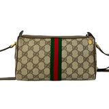 Gucci Shoulder Bag leather Brown Sherry line
