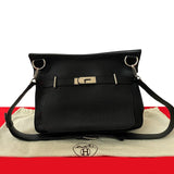 Hermes Shoulder Bag Taurillon Clemence black Gypsysiel 34
