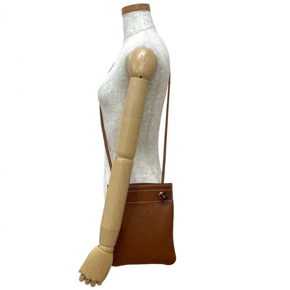 Hermes Shoulder Bag Vauvarenia Brown Arine Mini