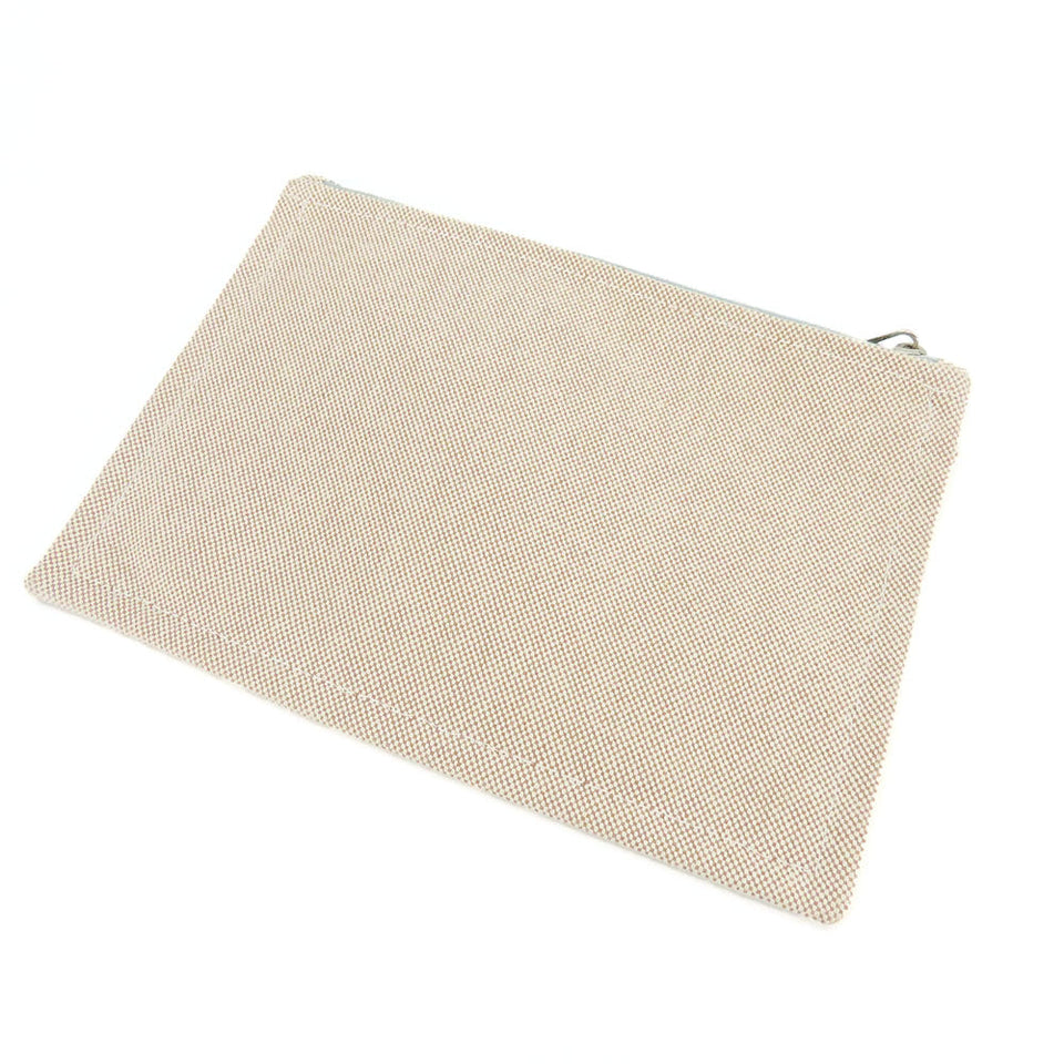 Hermes Pouch canvas Beige type New Yotting PM unisex(Unisex)
