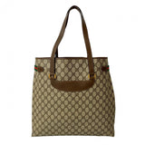 Gucci Tote Bag leather Brown Sherry line