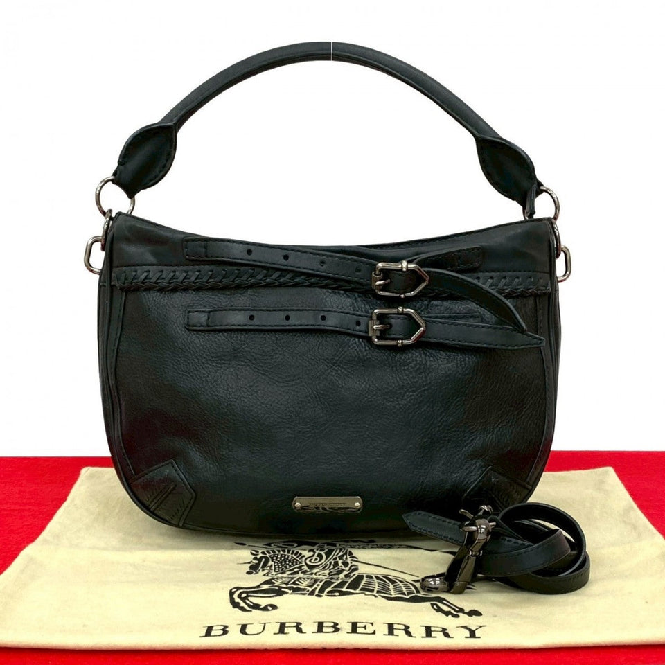 Burberry Shoulder Bag leather black