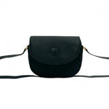 Gucci Shoulder Bag leather Navy
