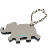 Hermes Bag charm Silver925 , Leather blue Women