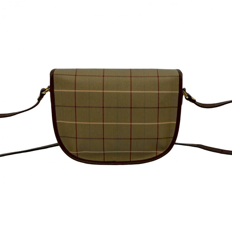 Burberry Shoulder Bag canvas Brown