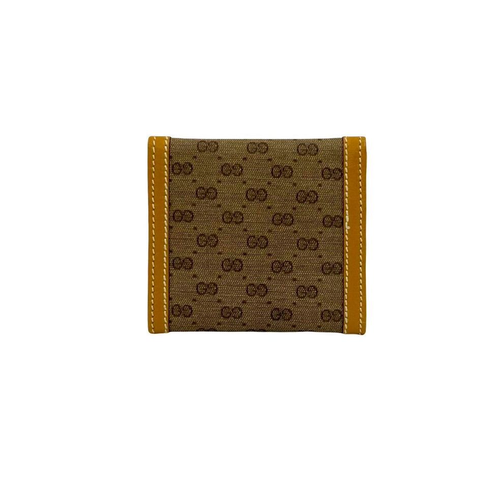 Gucci Coin case leather Brown