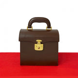 Gucci Handbag leather Brown Ready lock