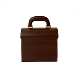 Gucci Handbag leather Brown Ready lock