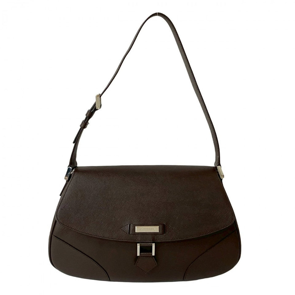 Burberry Shoulder Bag leather Brown