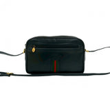 Gucci Shoulder Bag leather black Sherry line