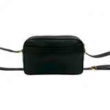 Gucci Shoulder Bag leather black Sherry line