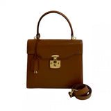 Gucci Shoulder Bag leather Brown