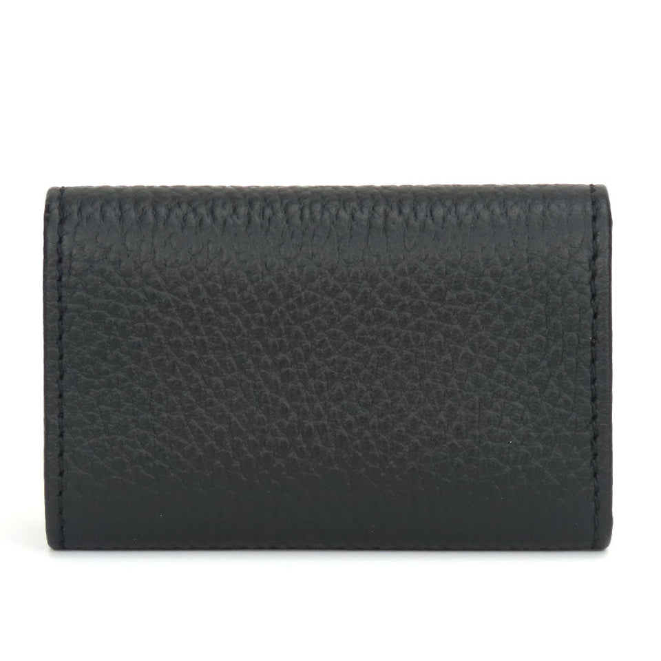 Gucci Key case Key holder  456118 leather black GG Marmont Women