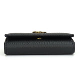 Gucci Key case Key holder  456118 leather black GG Marmont Women