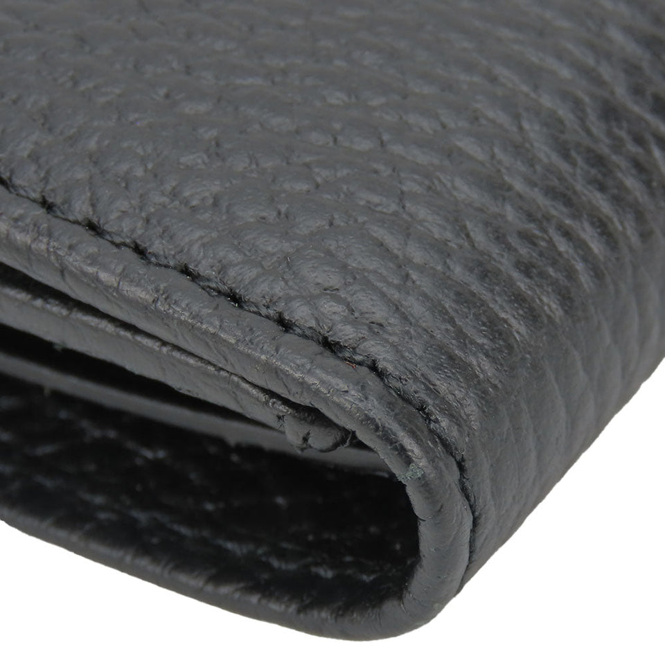 Gucci Key case Key holder  456118 leather black GG Marmont Women