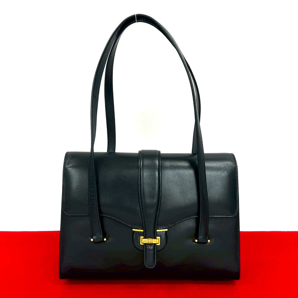 Gucci Handbag Calfskin Navy