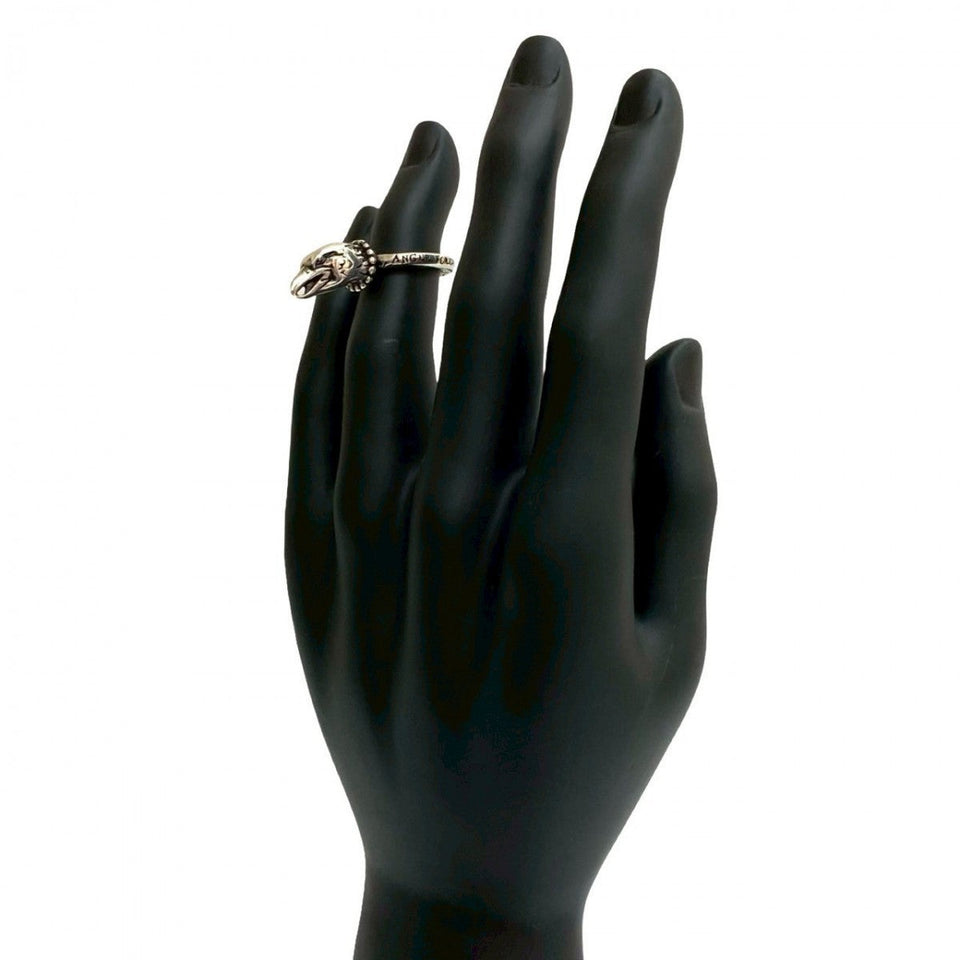 Gucci Ring Silver925 Silver Anger Forest Eagle Head Ring