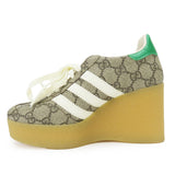 Gucci sneakers 725655 GG Supreme canvas, leather beige Adidas Gajeel Women 34