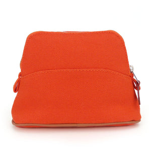 Hermes Pouch cotton Orange Bored pouch mini mini Women