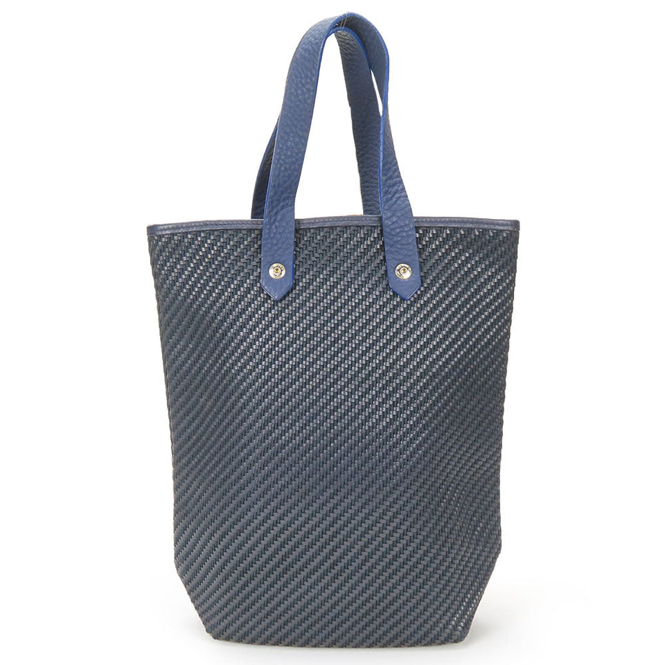 Hermes Tote Bag Leather, Polyester Navy Amedabadiago PM unisex(Unisex)