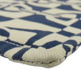 Hermes Pouch canvas Navy Chene Dunkle Truth Flat GM Women