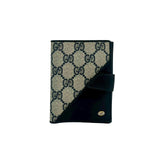 Gucci Bifold Wallet leather Navy