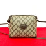 Gucci Shoulder Bag leather Brown