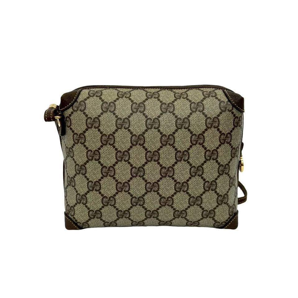 Gucci Shoulder Bag leather Brown