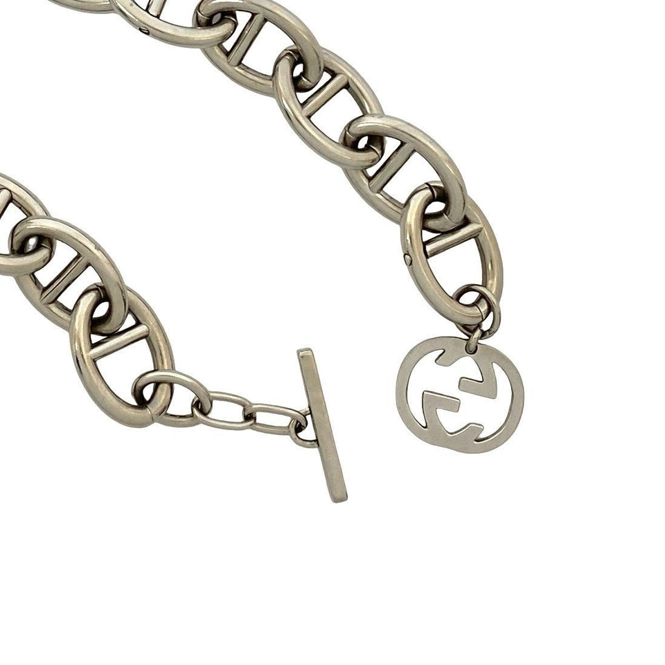 Gucci bracelet metal Silver Anchor Chain Bracelet