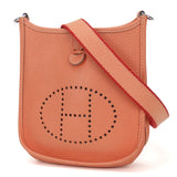 Hermes Shoulder Bag Togo pink Evelyn TPM Women