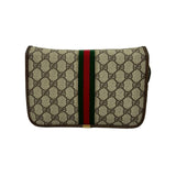 Gucci Shoulder Bag leather Brown Sherry line