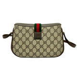 Gucci Shoulder Bag leather Brown Sherry line