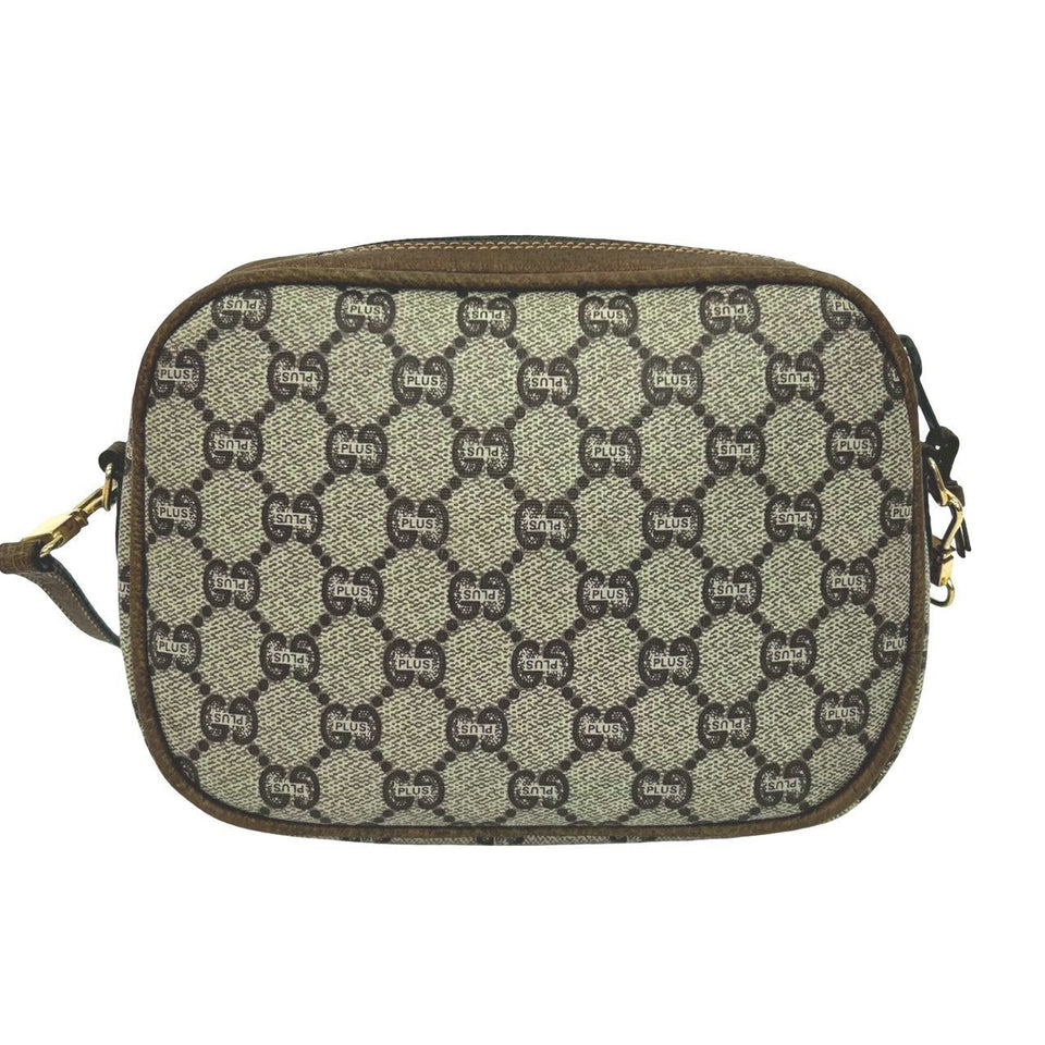 Gucci Shoulder Bag leather Brown