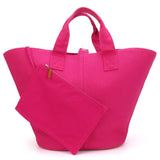 Hermes Tote Bag canvas pink Panier de Plage MM Women
